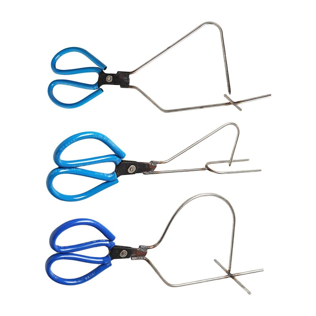 Pinces de poterie en acier inoxydable pour argile et porcelaine - Lot de 3 étriers