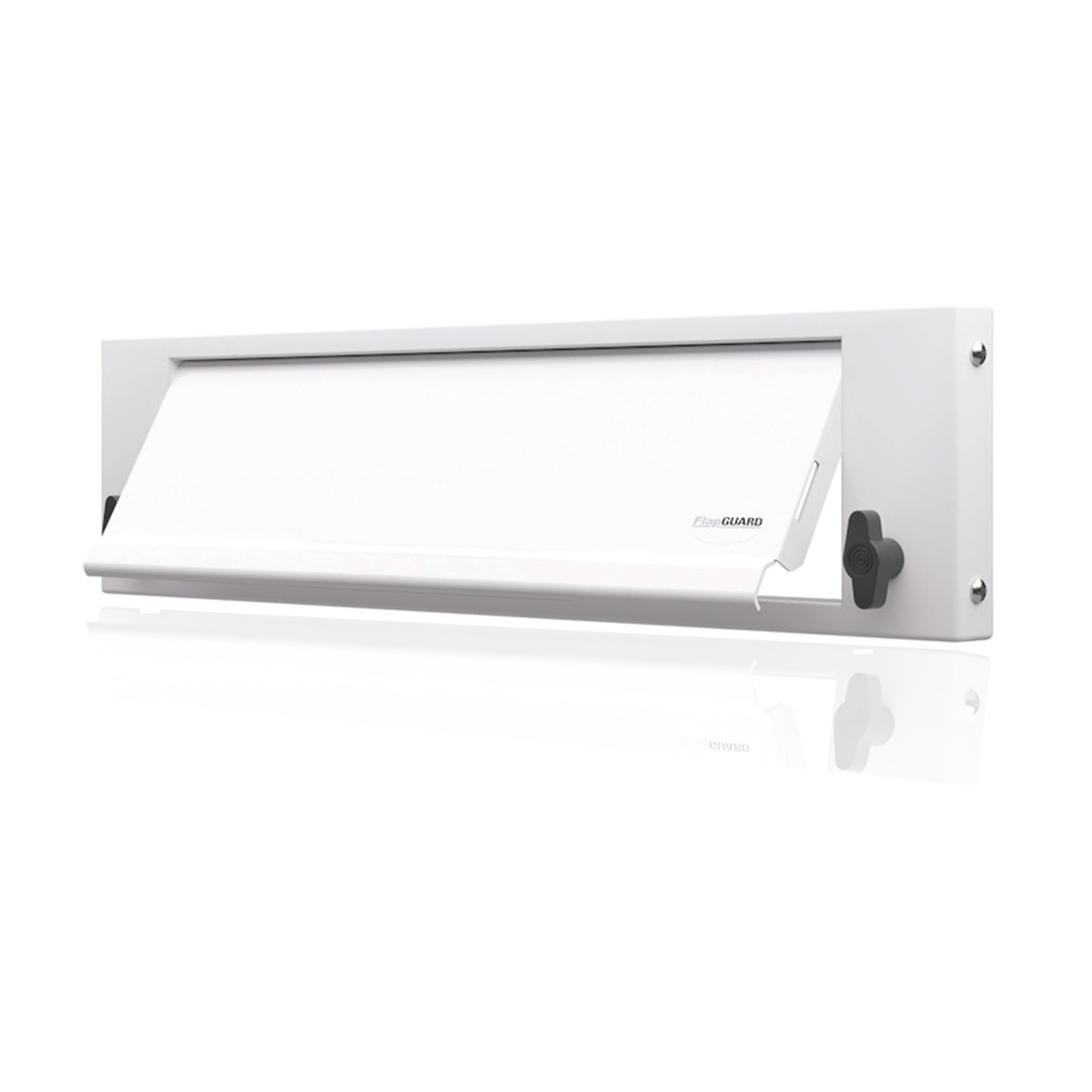 FlapGUARD Lockable Letterbox Security Cover Internal Letter Plate Mail Guard Anti-Arson & Anti-Fishing. Easy Fit with Fixings