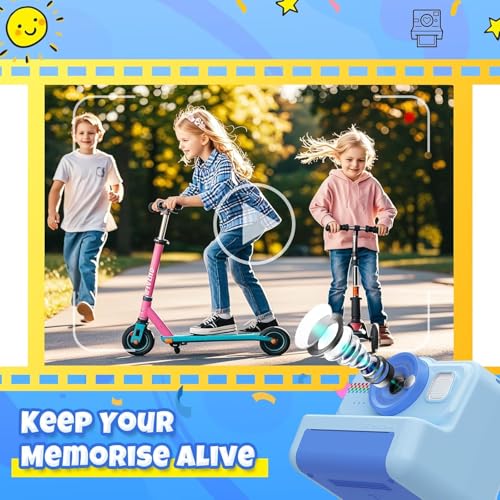 Image of Kids Camera Instant Print, 1080P HD Instant Print Camera for Kids with 3 Rolls Print Paper & 32GB Card, Selfie Digital Camera for Kid, Ideal Kid Toys Gifts for Boys & Girls Age 3-14 (CAM39)