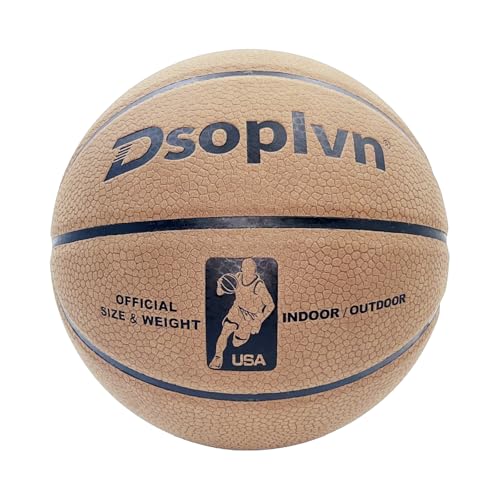 Dsoplvn Size 7 Basketball Official Game Ball- Non-Slip,Wear-Resistant,High Bounce,29.5 Inch...