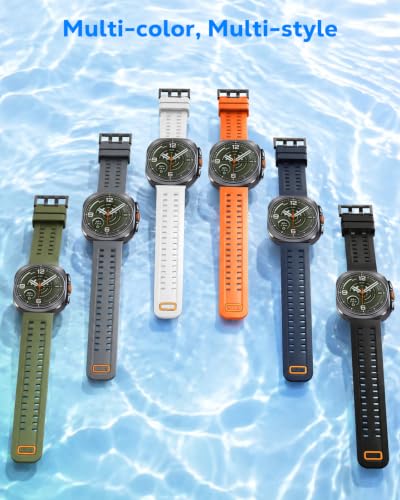 MoKo 6 Pack Sport Bands Compatible with Samsung Galaxy Watch Ultra 2/1 47mm - image 5