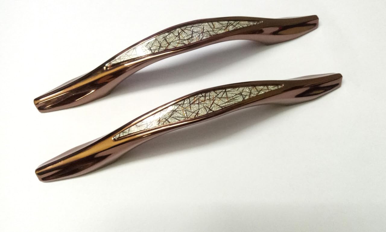 Techlife Accessories (Pack of 2) Copper Glossy Finish Handle for Kitchen cabinets/Door Handle/Drawer Handle/ Pull Handle/ Window Handle for Home Furniture and Home Improvement. ( Size 4 inch.) (B09B162JLJ) Amazon Price History, Amazon Price Tracker