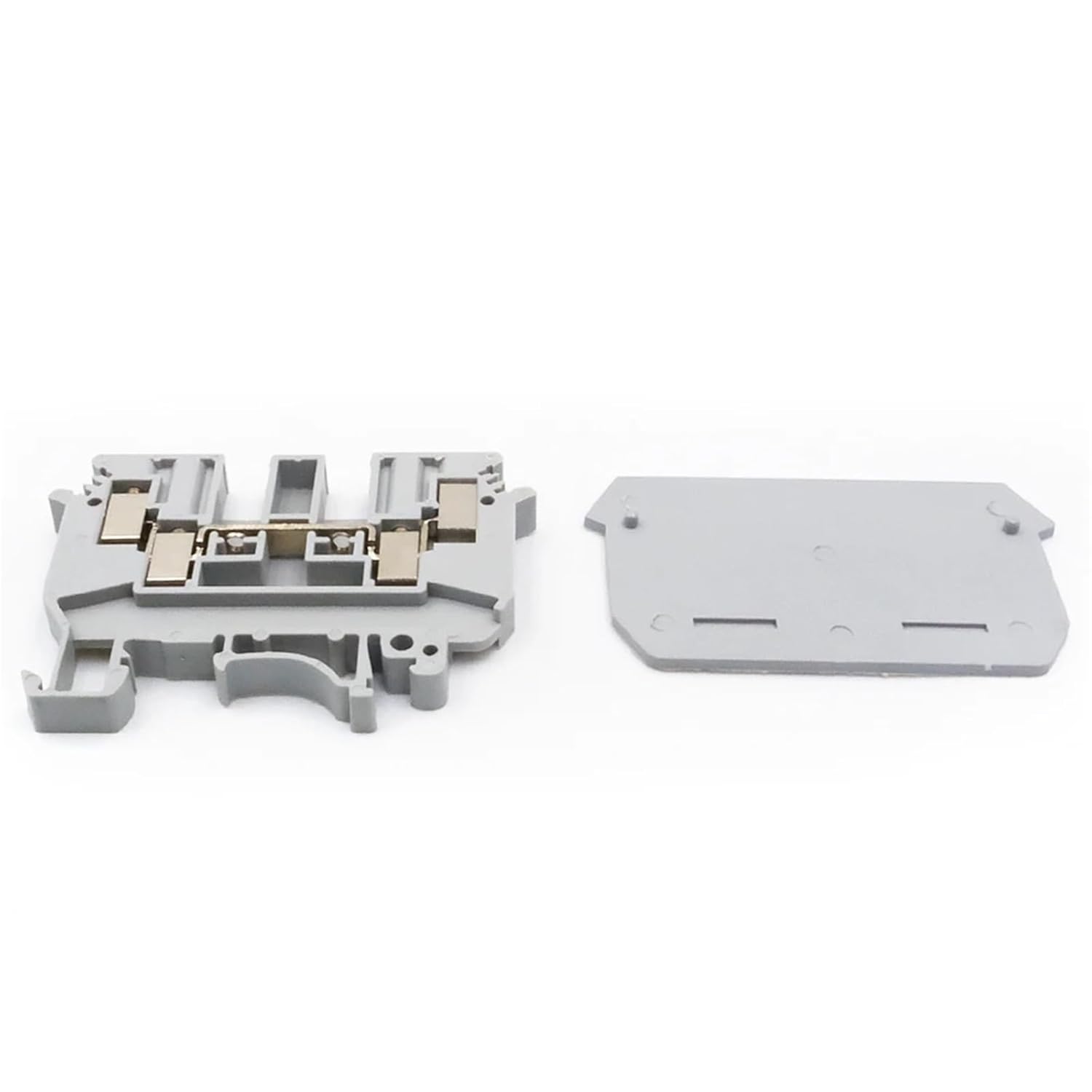 10Pcs D-UDK4 Terminal Block Divider Insulation Barrier Plate for DIN Rail Connectors