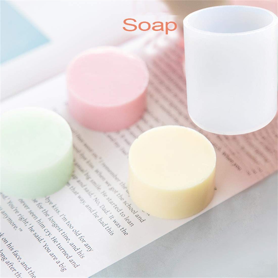 Moldes De Silicona Para Velas - Pack De 3, Forma Cilíndrica, Reutilizables, Aptos Para Velas, Jabón, Resina, Fácil Desmolde