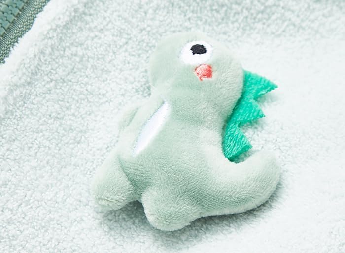 Baby Gilrs Hooded Jacket Soft Winter Warm Fleece Hoody Outerwear Jacket Coat - Image 2