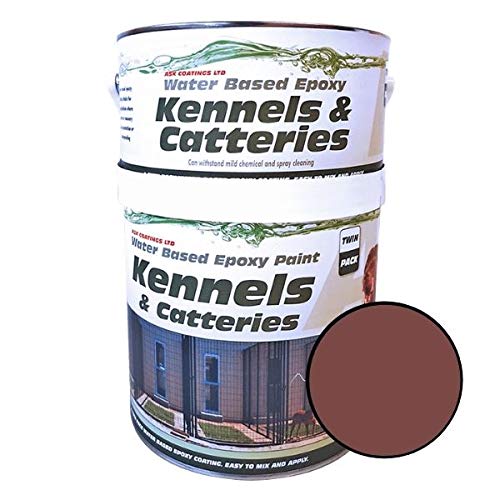 ASK Coatings Cattery and Kennel Floor Paint, waterproof epoxy paint (2.5L, Red oxide) — image 1