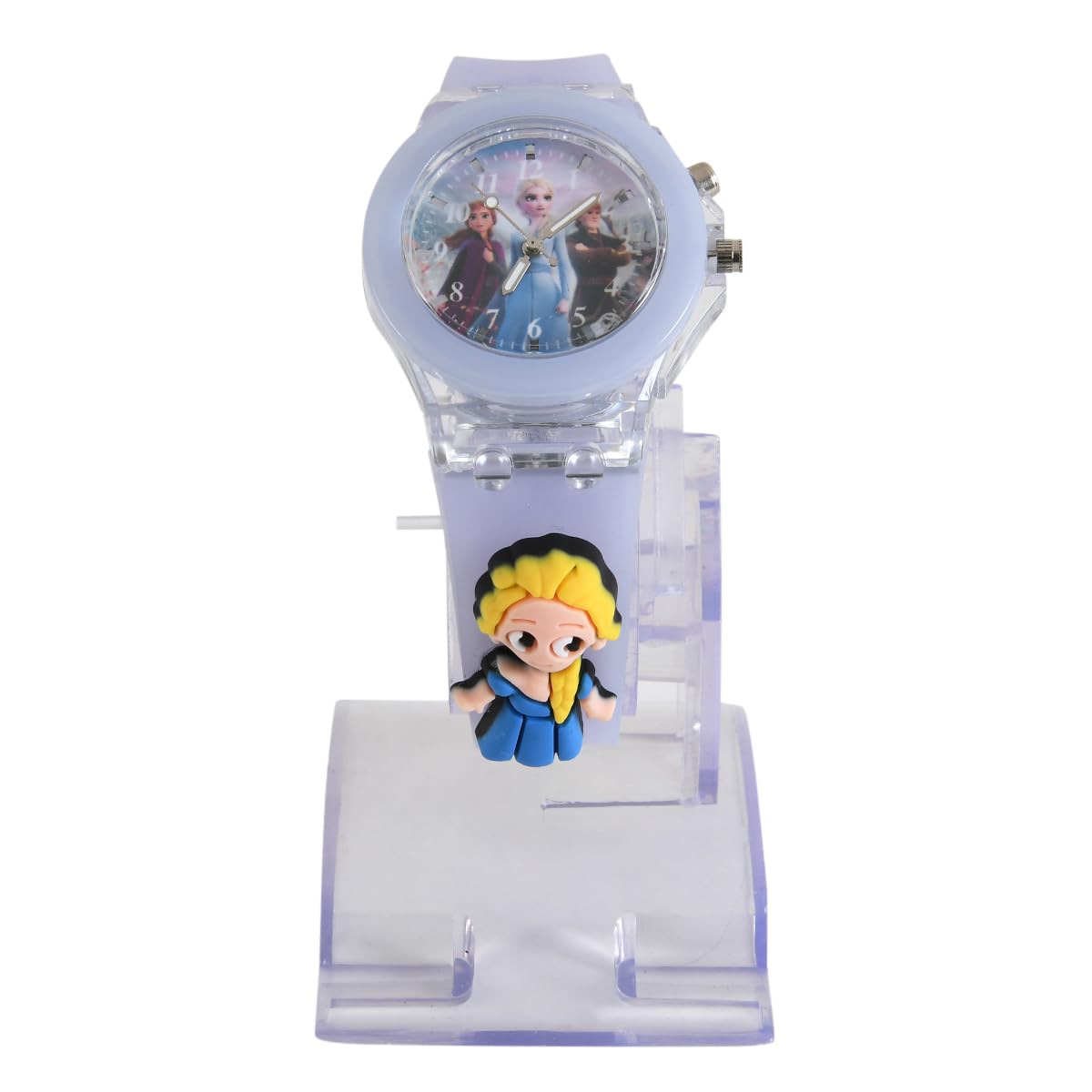 Ziory 1 Pc Analog Dial Superhero 3D Cartoon Strap Disco Glow Light Elsa Dial Kids Watch for Boys & Girls- Purple (5+ Years) (B0D8BDP384) Amazon Price History, Amazon Price Tracker