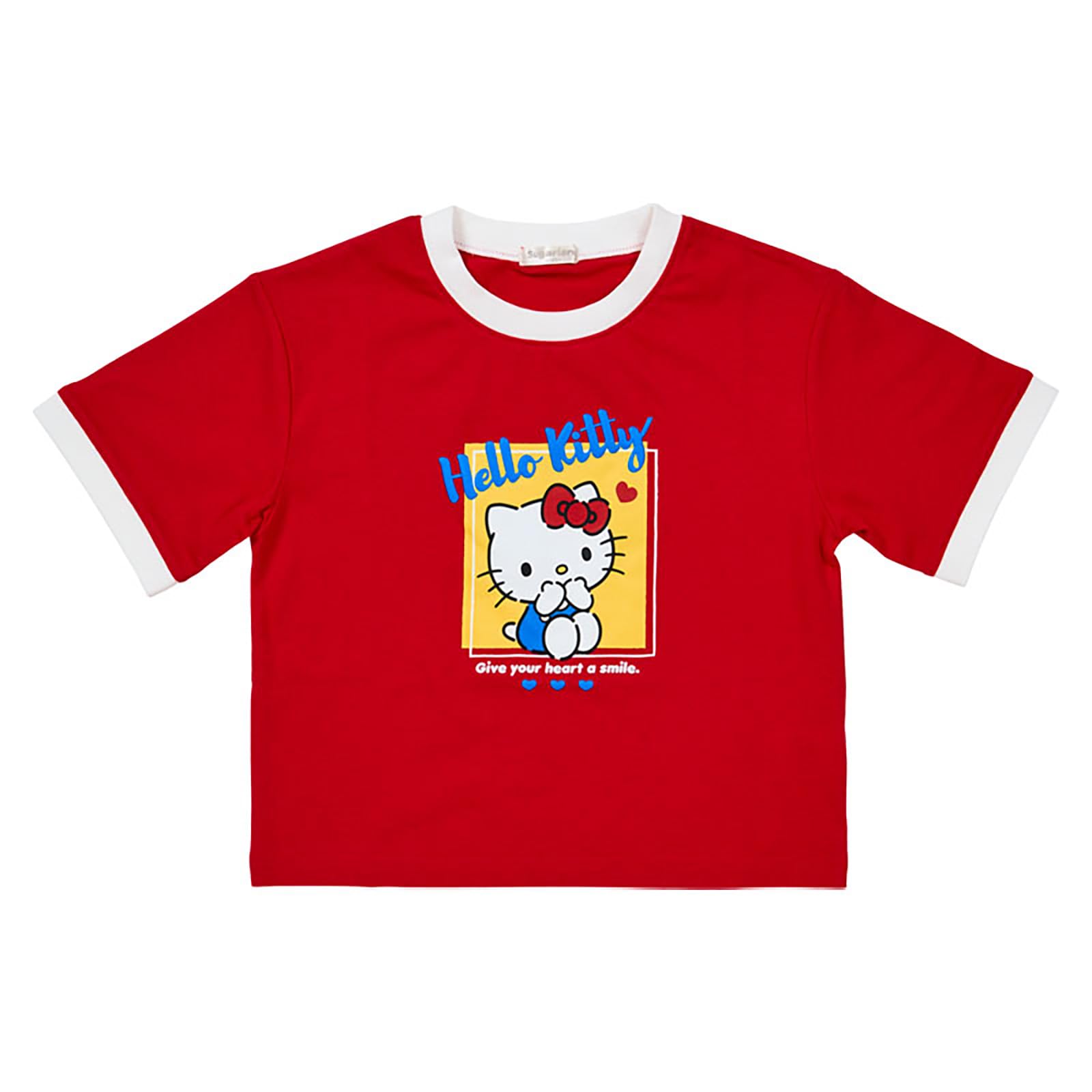 Amazon.co.jp: サンリオ(SANRIO) キッズ半袖Tシャツ ハローキティ
