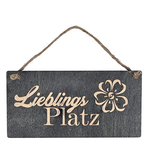 Spruchreif | Holzschild mit Spruch | Holzschild mit Gravur rechteckig | Türschild | Shabby Landhaus Vintage Stil | Deko Geschenk | Holz-Dekohänger |...