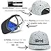 Paramount Outdoors Wooly Bugger Hat 6-Panel Fly Fishing Baseball Cap in Grey with Fish Skin Print Comfort Snap Quick Dry