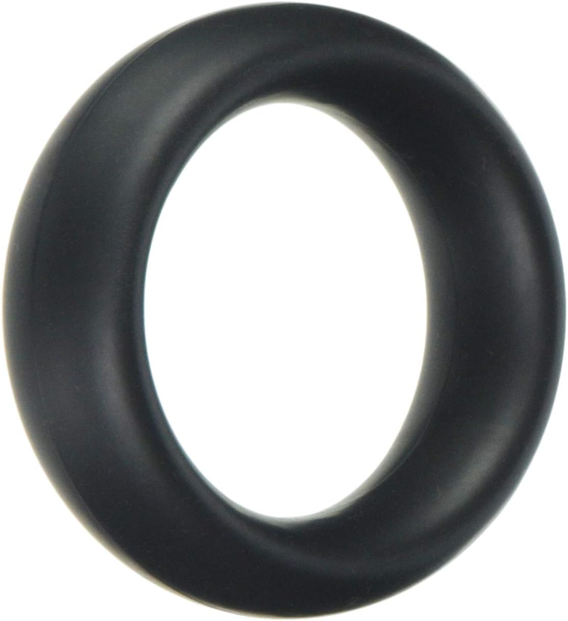 Doc Johnson OptiMALE - Tapered C-Ring - Stretchy Silicone - 40mm Unstretched Inner Diameter - Rounded Edges - Won't Dig Into Skin - Black