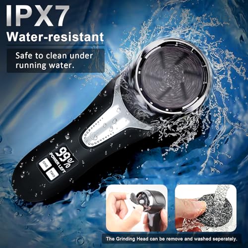 image for Hoxida Electric Callus Remover for Feet (with Dander Vacuum), Portable