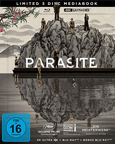 Parasite (Mediabook A, 4K Ultra-HD, Blu-ray, Bonus-Blu-ray)