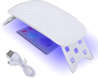 UV Lampe für Harz 36W Mini Tragbare USB mit 12 LEDs Faltbar, Kompatibel mit Epoxidharz und UV Harz für Resin Art Basteln Modellbau