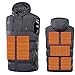 ROMIDA Beheizbare Weste,Herren Damen Warme Jacke Mode Beheizte Jacke 3 Temperaturstufen Warme Beheizte Weste Leichte Winter Beheizbare Weste Heizjacke Mit Heizung für OutdoorHeizweste
