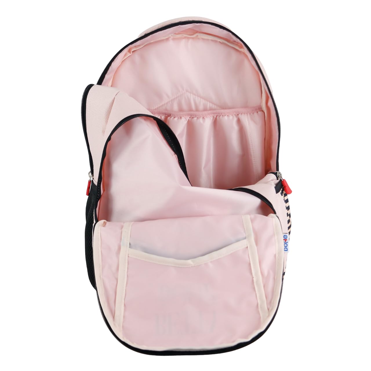 DOHE - Mochila Escolar - 7 Bolsillos (1 para Ordenador Portátil), Tamaño Grande, Tirantes y Espalda Reforzados, Mochila Estudiantes, Betty Boop, Material Escolar - Rosa