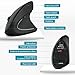 immagine 6LOETAD Mouse Verticale Wireless Mouse Ergonomico Silenzioso modalità Standby 6-Tasti 800/1200/1600 DPI con Design Ergonomico per PC, Desktop, Laptop, Mac