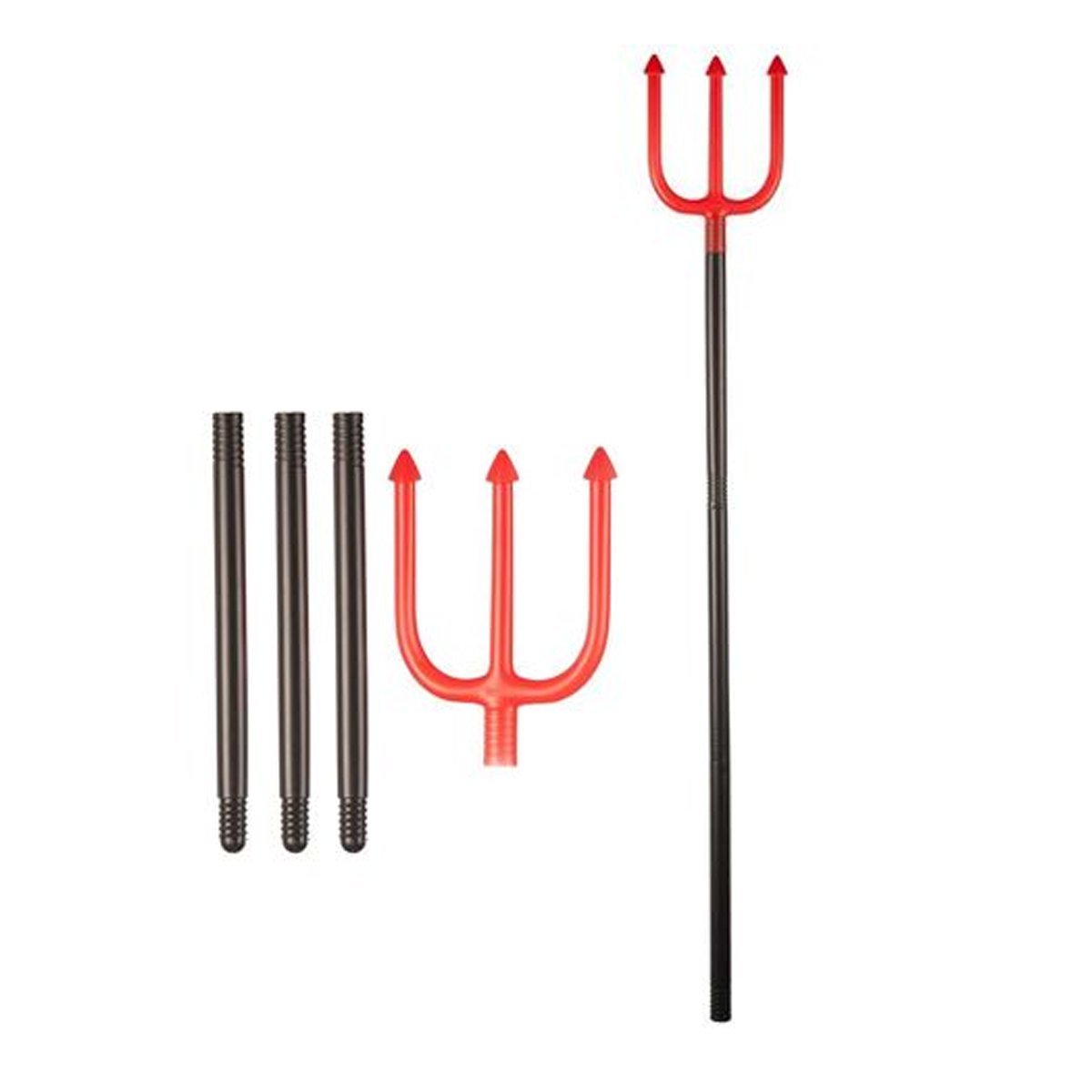 Wickedfun Red Wickedfun® Halloween Fancy Dress 100Cm Devil Devils Fork Trident Halloween Costume Accessory Weapon