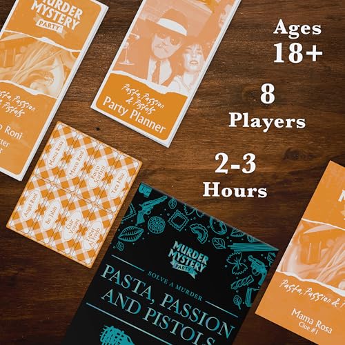 Murder Mystery Party Pasta, Passion & Pistols miniatura 3