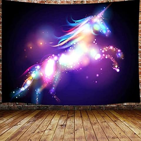 JAWO Unicorn Tapestry Wall Decor for Girls Cover
