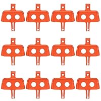 Fahrrad Scheibenbremsen Abstandshalter, 12 Stück Hydraulische Scheibenbremsenabstandshalter, Fahrradteile Scheibenbremsen Distanzstücke für MTB Fahrräder