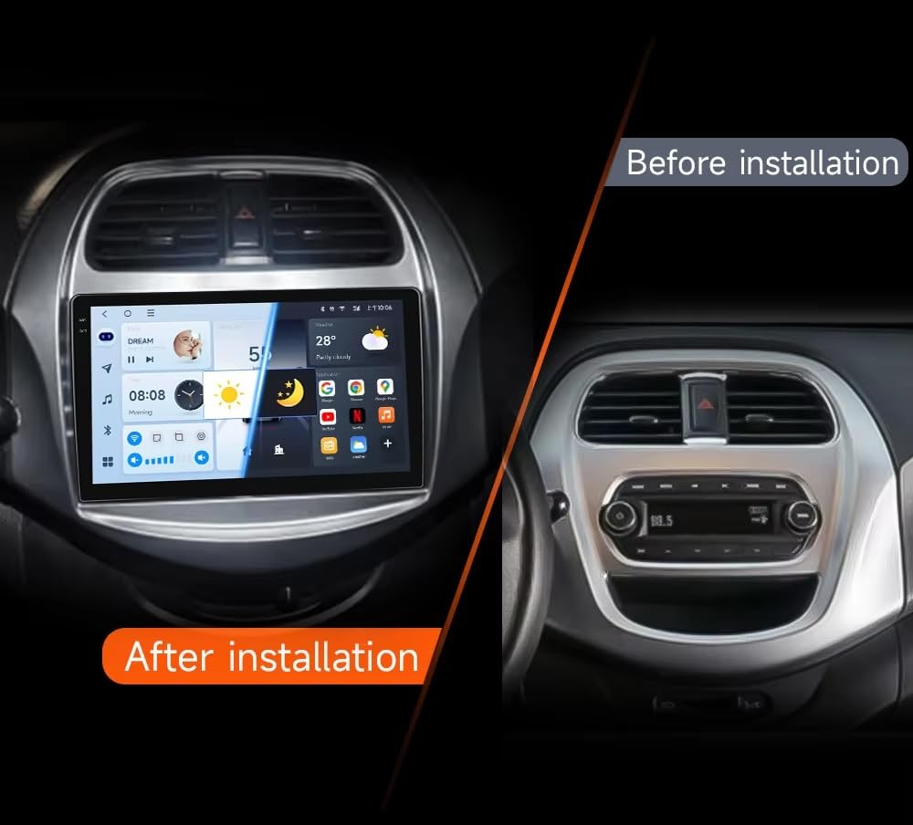 Wyświetlacz Carplay dla Chevrolet SPARK BEAT 2018 2019 Mirror Link, Asystent Głosowy, Rzeczywistym, Ekran Dotykowy, Bluetooth, Sterowanie Głosowe, 4 Rdzeń 4G+64G