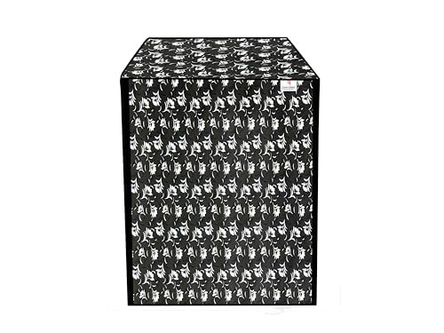 Image of Front Load Fully Automatic Washing Machine Cover for 6.5kg to 8kg | Waterproof & Dustproof Polyester Cover with Zip Closure | Suitable with Samsung, IFB, LG, Bosch & More (61 x 61 x 87 cm)