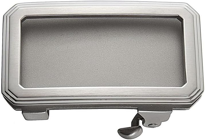 Stainless Steel Toothless Buckle Front Switch Belt Men's Business Casual