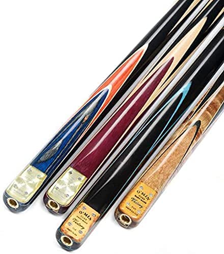 Tacó de billar 3/4 madera arce 57in con extensión y estuche miniatura 5
