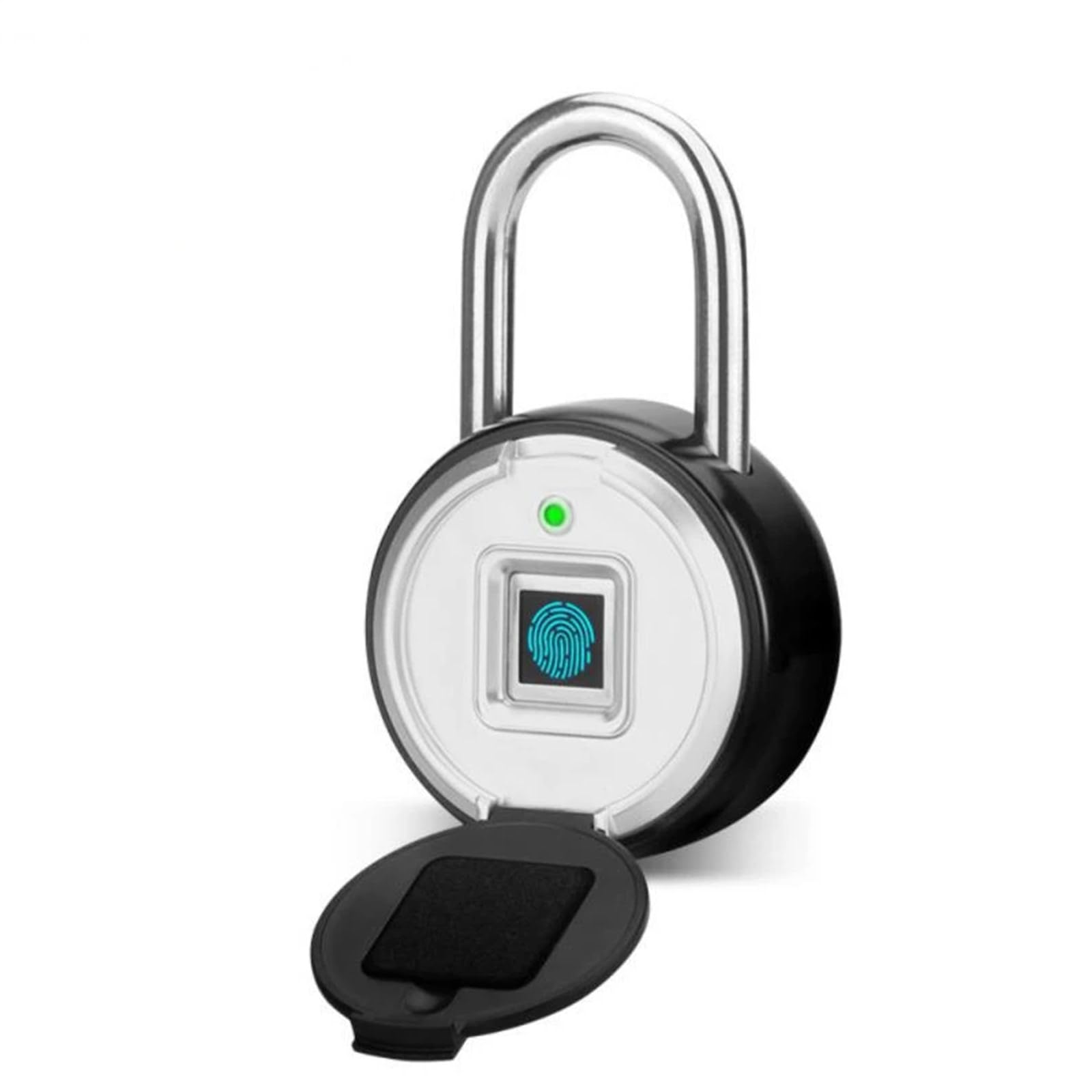 Candado inteligente con huella dactilar, cerradura electrónica, compatible con desbloqueo de la aplicación Bluetooth Smart Life, protección de seguridad impermeable.