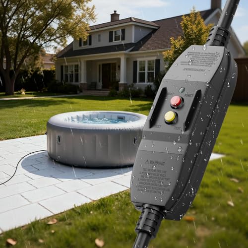 Image of FIRMERST Hot Tub GFCI Power Cord Replacement, in-Line, 25 FT, 14 /3 SJTW