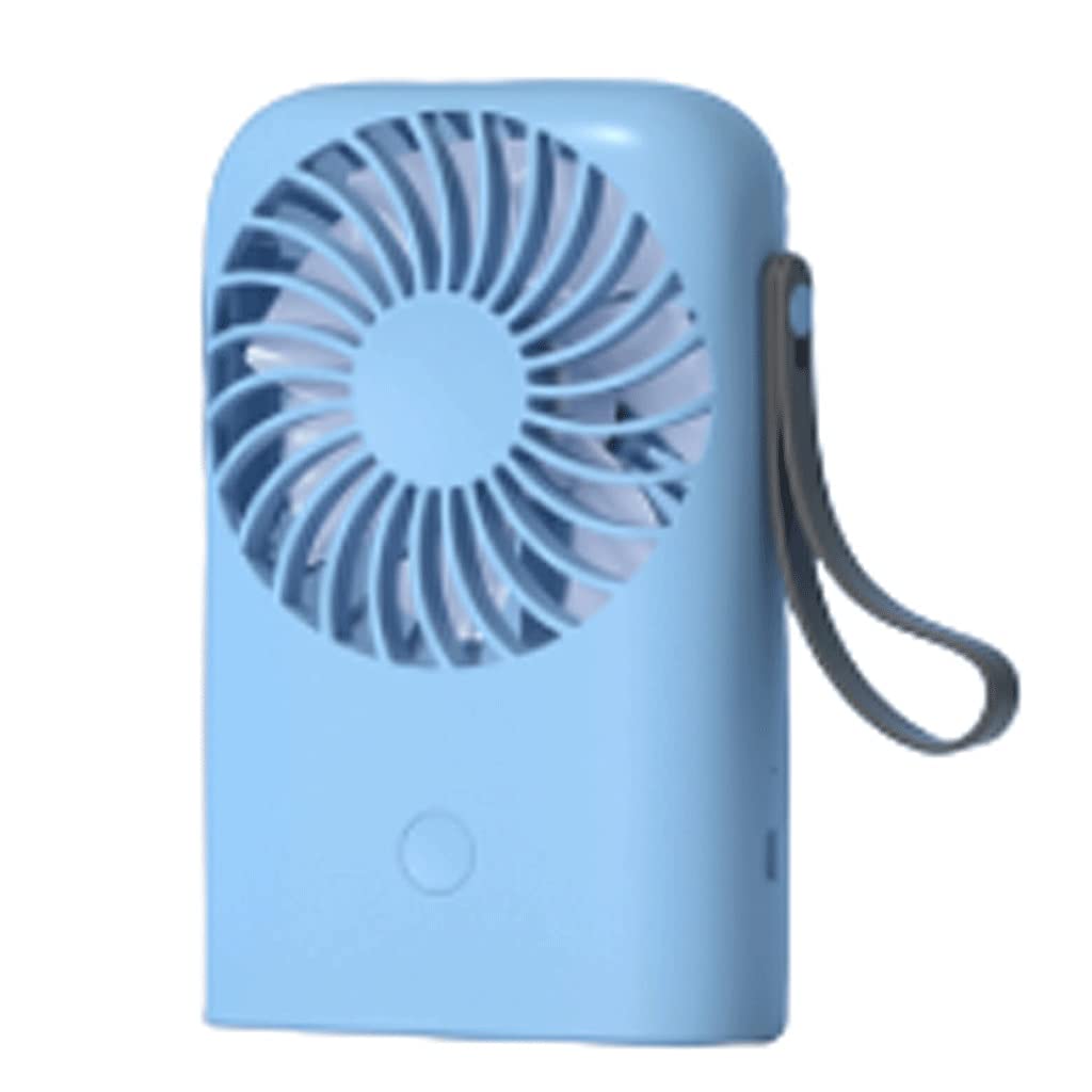 Amazon.co.jp: Powerful Wind Desktophandheld Mini Fan, Silicone Strap,  Cooling Fan, Bedroom Outdoor Office Multifunctional and Portable Fan Ultra  Quiet (Color: BLUE) : Home u0026 Kitchen