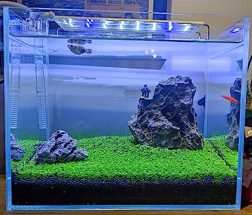 Image of 4 Pack Aquarium Plant S.e.e.ds, no Artificial Plastic Plant, Fish Tank Live Grass for All substrates (0.36ozTiny+0.36oz Long+0.35oz Short+0.35oz Big Dual) ZQV-008