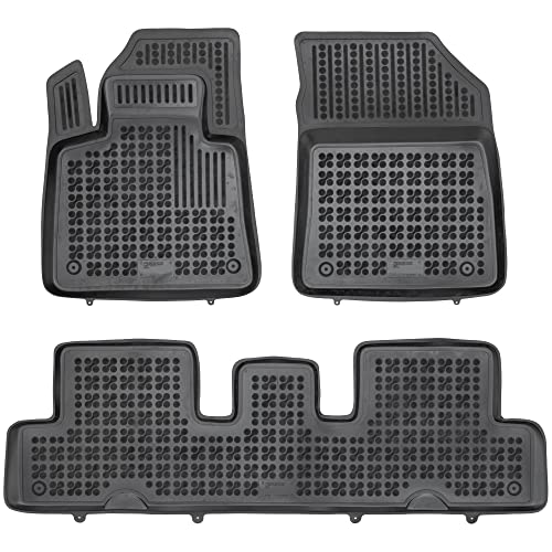 MOTOS Tapis de voiture en caoutchouc pour Citroen C4 Grand Picasso II 2013-2018 Améliorez votre confort de voyage avec le tapis antidérapant pour voiture - tapis de sol pour voiture tous temps, protec