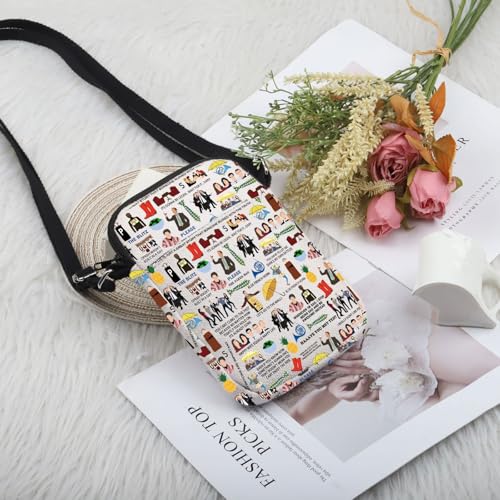 PWHAOO Comedy TV Show Inspired Gift TV Show Crossbody Bag TV Show Fan Travel Bag Cosplay Merch3