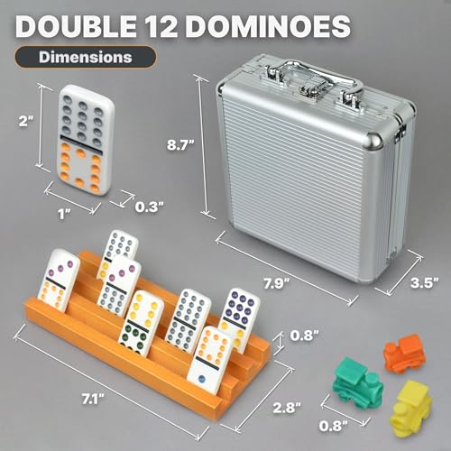 Queensell QS-MX Mexican Train Dominoes Set thumb #2