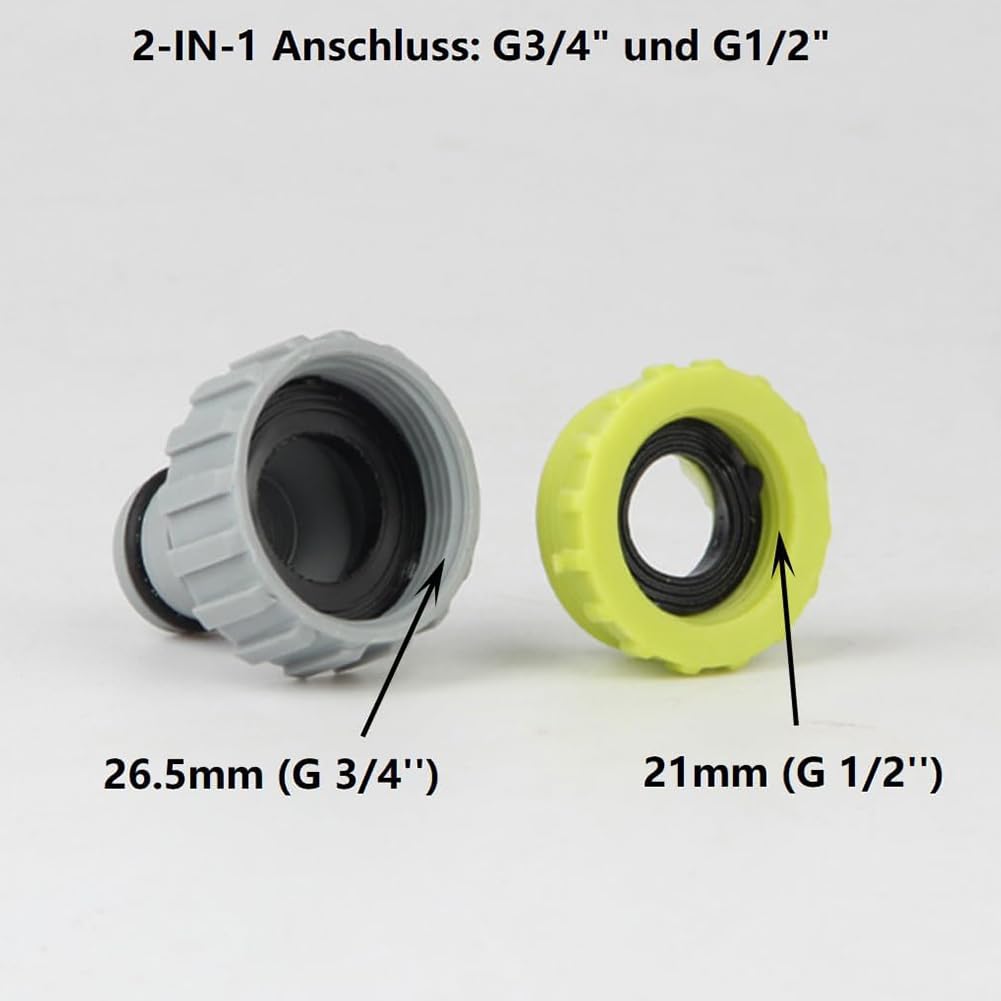 Connettori A T Per Tubi Da Giardino In Poliacetale, Set Da 10 Pezzi – Raccorderia 1/2 E 3/4, Antivibranti E Facili Da Montare
