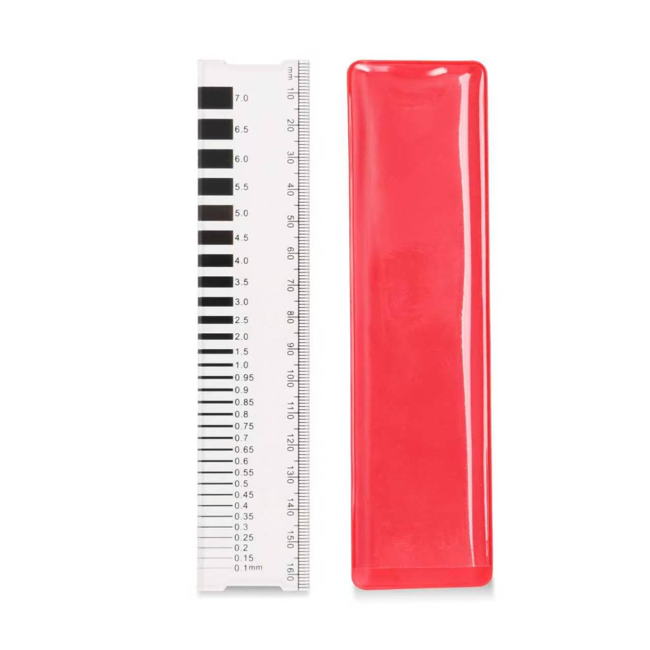 Mountlaser Gap Measure Crack Ruler, Concrete Crack Gauge Width Ruler, Pack of 1