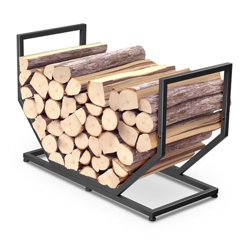 YENGOTH 31 Inch Metal Firewood Holder