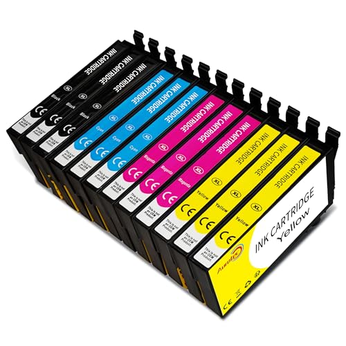 Aurotec 405XL Cartucho de Tinta para Epson 405 405XL Compatible para Epson 405 Cartucho 405 405xl Workforce Pro WF3825 WF3820 WF7840 WF4820 WF4825 WF4830 WF7835 WF7830 WF3825 WF3820 WF7840 (12 Pack)