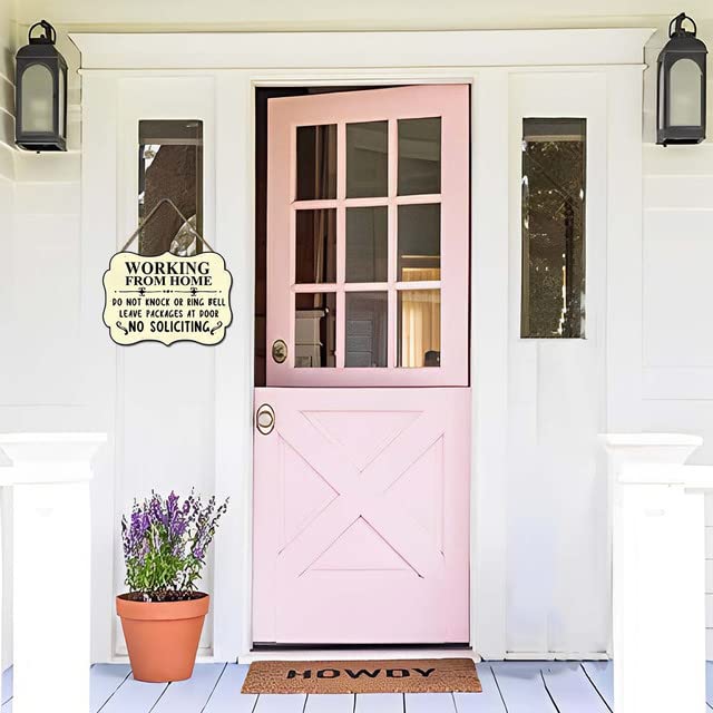 Cartello con scritta No Soliciting Sign For House, Do Not