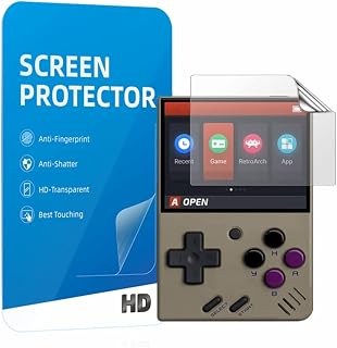 [ 3PCS ] Compatible with Miyoo Mini Screen Protector, PET Premium Real HD Protective Film for Mini Handheld Game Console 2.8 inch