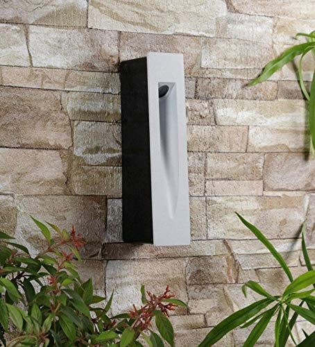 Image of ELIANTE Metal Led Outdoor Wall Light Black for Living Room, Bedroom, Dining Room, Kitchen | by Jainsons Lights | 2 Years Warranty | Inbuilt LED