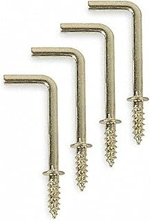 Value Brand Shoulder Hook, Brass, Length 3/4 in, PK20