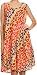 Sakkas Spal Mid Length Scoop Neck Tank Top Printed Batik Caftan Dress/Cover Up
