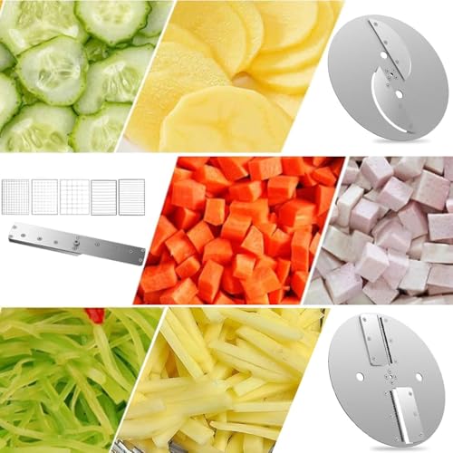 Procesadora automática de vegetales y cortadora de cubos miniatura 5