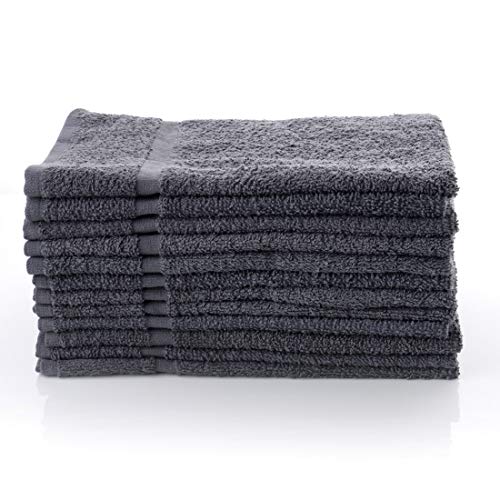 Image of SIMPLI-MAGIC Towels, Hand, Gray 12 Count