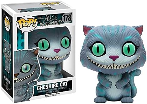 Funko FK6711 Pop! Movies Disney Alice in Wonderland Cheshire Cat Vinyl Figure 10 cm, Pink and Purple, standard size