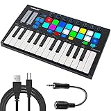 16 pads de performance sensibles à la vitesse et à la pression de haute qualité avec rétroéclairage RVB, peuvent être facilement attribués comme des blocs, des boutons de note MIDI.