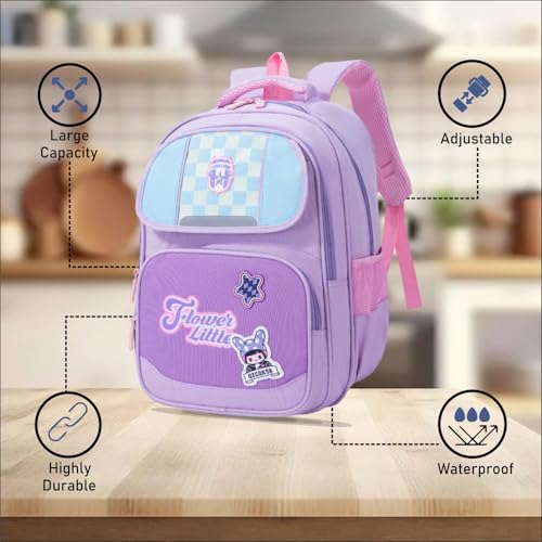 Image of Tinytot 22 Litre 17-Inch Waterproof Large School Bag for Boys & Girls, Kids School Bag, School Backpack for Girls and Boys, for Kids, Ideal for Children